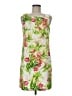 DressBarn Tropical White Cocktail Dress Size 8 - photo 1
