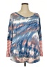 Honeyme Blue 3/4 Sleeve Top Size XXL - photo 1