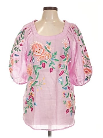 Sundance 3/4 Sleeve Blouse (view 1)