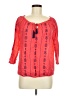 Nine West Red 3/4 Sleeve Blouse Size M - photo 1