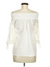 Neiman Marcus Ivory 3/4 Sleeve Blouse Size M - photo 2