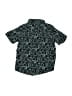 7 For All Mankind Stars Teal Short Sleeve Button-Down Shirt Size 4T - photo 2
