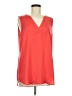 CAbi 100% Polyester Red Sleeveless Blouse Size M - photo 1