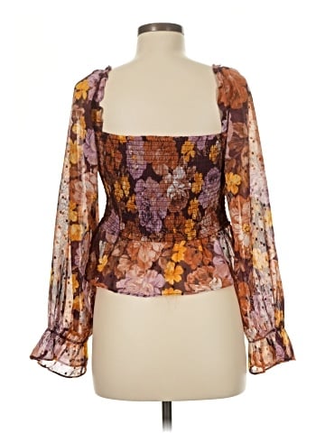 En Creme 3/4 Sleeve Blouse (view 2)