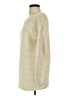 Eight Eight Eight 100% Cotton Solid Ivory Turtleneck Sweater Size S - photo 5