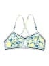 Adore Me Floral White Blue Swimsuit Top Size XL - photo 1