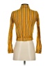 Polly & Esther 100% Polyester Yellow Long Sleeve Blouse Size S - photo 2