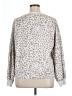 Danskin Animal Print Silver Pullover Sweater Size XL - photo 2