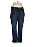 Eileen Fisher Solid Blue Jeans Size 12 - photo 1