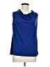 NY Collection Blue Sleeveless T-Shirt Size M - photo 1