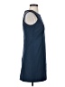 Milly Solid Blue Casual Dress Size 2 - photo 4