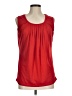 Jennifer Lauren 100% Polyester Red Sleeveless Blouse Size M - photo 1
