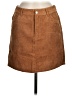 Hayden 100% Polyester Solid Brown Casual Skirt Size M - photo 1