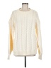 Listicle Ivory Pullover Sweater Size M - photo 1