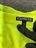 Express 100% Polyester Color Block Yellow Long Sleeve Blouse Size S - photo 7