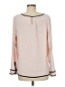 Talbots 100% Polyester Pink Long Sleeve Blouse Size M - photo 2