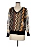 Missoni For Target Brown Long Sleeve Blouse Size M - photo 1