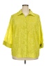 Cj Banks Yellow 3/4 Sleeve Blouse Size 2X - photo 1