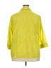 Cj Banks Yellow 3/4 Sleeve Blouse Size 2X - photo 2