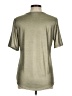 Chico's Metallic Gold Short Sleeve T-Shirt Size Med (1) - photo 2