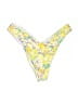 Unbranded Floral Yellow Swimsuit Bottoms Size M - photo 2