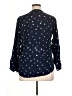 Westside Polka Dots Blue 3/4 Sleeve Blouse Size XL - photo 2