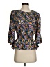 Pleione 100% Polyester Black 3/4 Sleeve Blouse Size S - photo 1