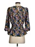 Pleione 100% Polyester Black 3/4 Sleeve Blouse Size S - photo 2