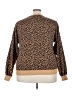 Fabletics Animal Print Brown Pullover Sweater Size XXL - photo 2
