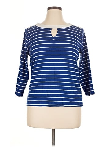 Jones New York 3/4 Sleeve T-Shirt (view 1)