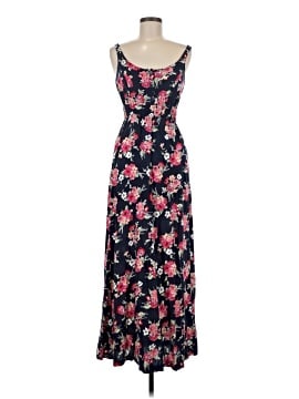 forever 21 black floral maxi dress Tonight's the Night Floral Halter Maxi Dress- Black main image 0