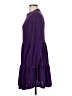 Unbranded 100% Polyester Solid Purple Casual Dress Size M - photo 5