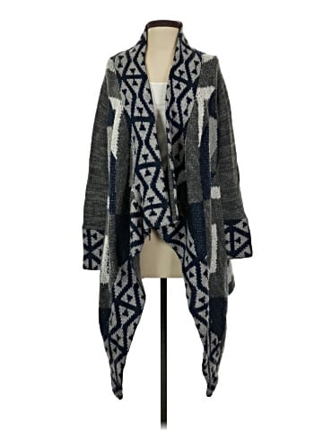 Gray Saks Fifth Avenue Cardigan (view 1)