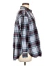 Universal Thread 100% Cotton Plaid Gray Long Sleeve Button-Down Shirt Size M - photo 4