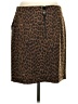 Ann Taylor Animal Print Brown Wool Skirt Size 8 (tall) - photo 2
