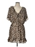 Buddy Love 100% Polyester Animal Print Brown Casual Dress Size L - photo 1