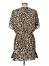 Buddy Love 100% Polyester Animal Print Brown Casual Dress Size L - photo 2