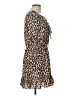Buddy Love 100% Polyester Animal Print Brown Casual Dress Size L - photo 4