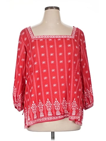 Weekend Suzanne Betro 3/4 Sleeve Blouse (view 1)