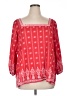 Weekend Suzanne Betro Red 3/4 Sleeve Blouse Size 1X - photo 1