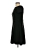 Ann Taylor LOFT Solid Black Casual Dress Size 0 - photo 5