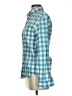 J.Crew 100% Cotton Checkered-gingham Teal Long Sleeve Button-Down Shirt Size XS - photo 5