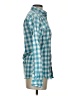 J.Crew 100% Cotton Checkered-gingham Teal Long Sleeve Button-Down Shirt Size XS - photo 4