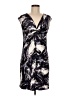 MICHAEL Michael Kors Graphic Purple Cocktail Dress Size M - photo 1