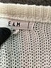 E&M Collection 100% Acrylic Color Block Ivory Pullover Sweater Size M - photo 7