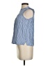 Ann Taylor LOFT 100% Rayon Blue Sleeveless Blouse Size XS - photo 5