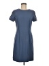 Ann Taylor Solid Blue Casual Dress Size 6 - photo 1