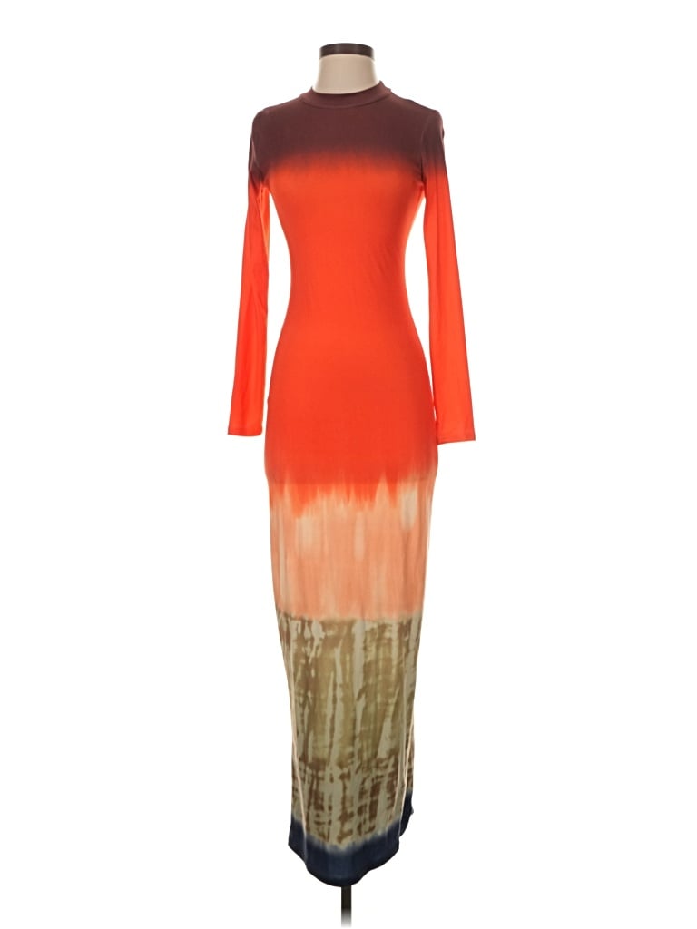 Pre-owned Commense Cocktail Dress In Orange