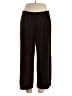 NY Collection Black Brown Casual Pants Size XL - photo 1