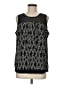 Ann Taylor LOFT Outlet 100% Polyester Black Sleeveless Blouse Size M - photo 1